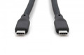 DIGITUS USB silicone cable, USB 10Gbps, 1m, black