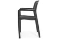 Outdoor Dining Furniture Set SAMANNA, graphite