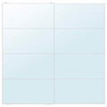 AULI Pair of sliding doors, mirror glass, 200x201 cm