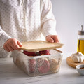 IKEA 365+ Food storage basket, metal/white, 30x20x11 cm