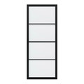 GoodHome Internal Sliding Door 80, black