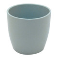 GoodHome Plant Pot Cover Emi 13.5cm, duck egg
