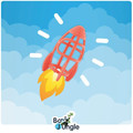 Bo Jungle B-Silicone Teether Red Rocket