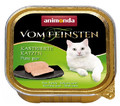 Animonda vom Feinsten Castrated Cats Neutered Cat Food Pure Turkey 100g
