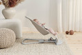 BABYBJORN Bouncer Bliss - Light grey frame, 3D Jersey, Light beige with Googly Eyes Pastels