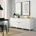 BESTÅ Storage combination with drawers, white, Sutterviken/Kabbarp white, 180x42x76 cm