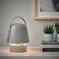 VAPPEBY Bluetooth speaker lamp, outdoor/grey