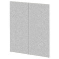 SIDORNA Room divider, grey, 80x195 cm, 2 pack