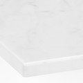 TÄNNFORSEN / RUTSJÖN Wash-stnd w drawers/wash-basin/tap, light grey/white marble effect, 102x49x76 cm
