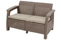 Outdoor Furniture Set CORFU SET, cappuccino