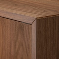 EKET Wall cb with 2 doors, walnut effect, 70x35x70 cm