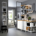 ENHET Kitchen, white, 183x63.5x222 cm