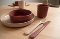 Dantoy TINY BIObased Plate 2pcs, Mokka/Olive
