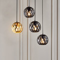 Italux Pendant Lamp Hilo 1x E27, matt black