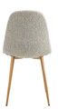 Dining Chair Celia, light grey/natural