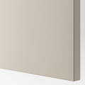 BESTÅ Storage combination with doors, white/Lappviken/Stubbarp light grey-beige, 180x42x74 cm
