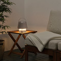 VAPPEBY Bluetooth speaker lamp, outdoor/grey
