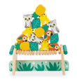 Janod Tropik Tropical Wooden Balance Game 2+