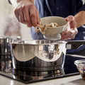 SLÄTROCKA Cookware kit with detachable handle, saucepan stainless steel