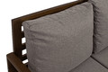 Outdoor Corner Furniture Set MALTA, dark brown/graphite
