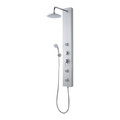 Shower Panel Halola 120 x 15 cm, 3 jets, satin finish