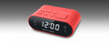 Muse Dual Alarm Clock Radio PLL M-10 RED
