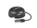 NAtec USB 4-port Hub Bumblebee USB 2.0, black