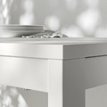 VIHALS Extendable table, white, 84/120x74 cm