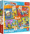 Trefl Children's Puzzle 4in1 Super Things 4+