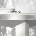 VIHALS / VIHALS Table and 4 chairs, white white/white, 107 cm