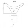 MacLean LED Lamp with Motion Sensor 10W MCE290 GR