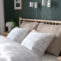 BJÖRKSNÄS Bed frame, birch/Leirsund, 160x200 cm