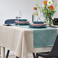 SVARTSENAP Table-runner, green-blue, 35x130 cm