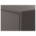 EKET Wall-mounted cabinet combination, dark grey, 140x35x53 cm