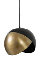 Pendant Lamp Namco 20, black/antique bronze