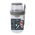 Lunch Box with Dividers, grey