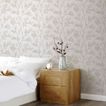 GoodHome Vinyl Wallpaper on Fleece Drave, beige