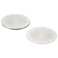 FRÖJDA Coaster, stainless steel, 9 cm