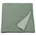 PELARTUJA Bedspread, green-grey/white, 150x250 cm