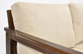Outdoor Wooden 2-seat Sofa BELLA, brown/beige