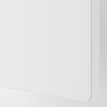 SMÅSTAD / PLATSA Storage combination, white black/white/stripe with 3 drawers, 120x57x123 cm