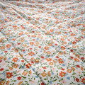 GULLNATTLJUS Bedspread, white/floral pattern, 260x250 cm
