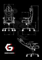 Gembird Gaming Chair Scorpion, black