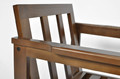 Outdoor Armchair BELLA, brown/graphite