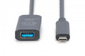 DIGITUS Active USB 3.2 Gen2 10G extension cable, USB-C - USB-A, 5m