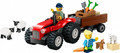 LEGO City Red Farm Tractor with Trailer & Sheep 4+