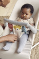 BABYBJORN Bouncer Bliss - Light grey frame, 3D Jersey, Light beige with Googly Eyes Pastels