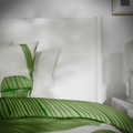 TONSTAD Bedroom furniture, set of 3, incl bed storage/off-white, Standard Double