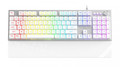 Krux Wired Keyboard Frost RGB, silver-white