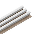 Stegu Wall Decorative Lamella Triple 1pc 275 x 17.6 cm, white/oak